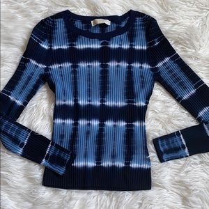 Michael Kors Tie-Dye ribbed top  size small